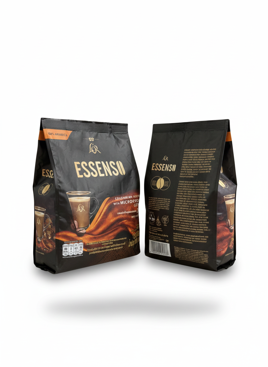 L'OR ESSENSO Colombian Mystique 2-in-1 Instant Coffee with Microground Arabica – 16g x 13 Sticks (208g)