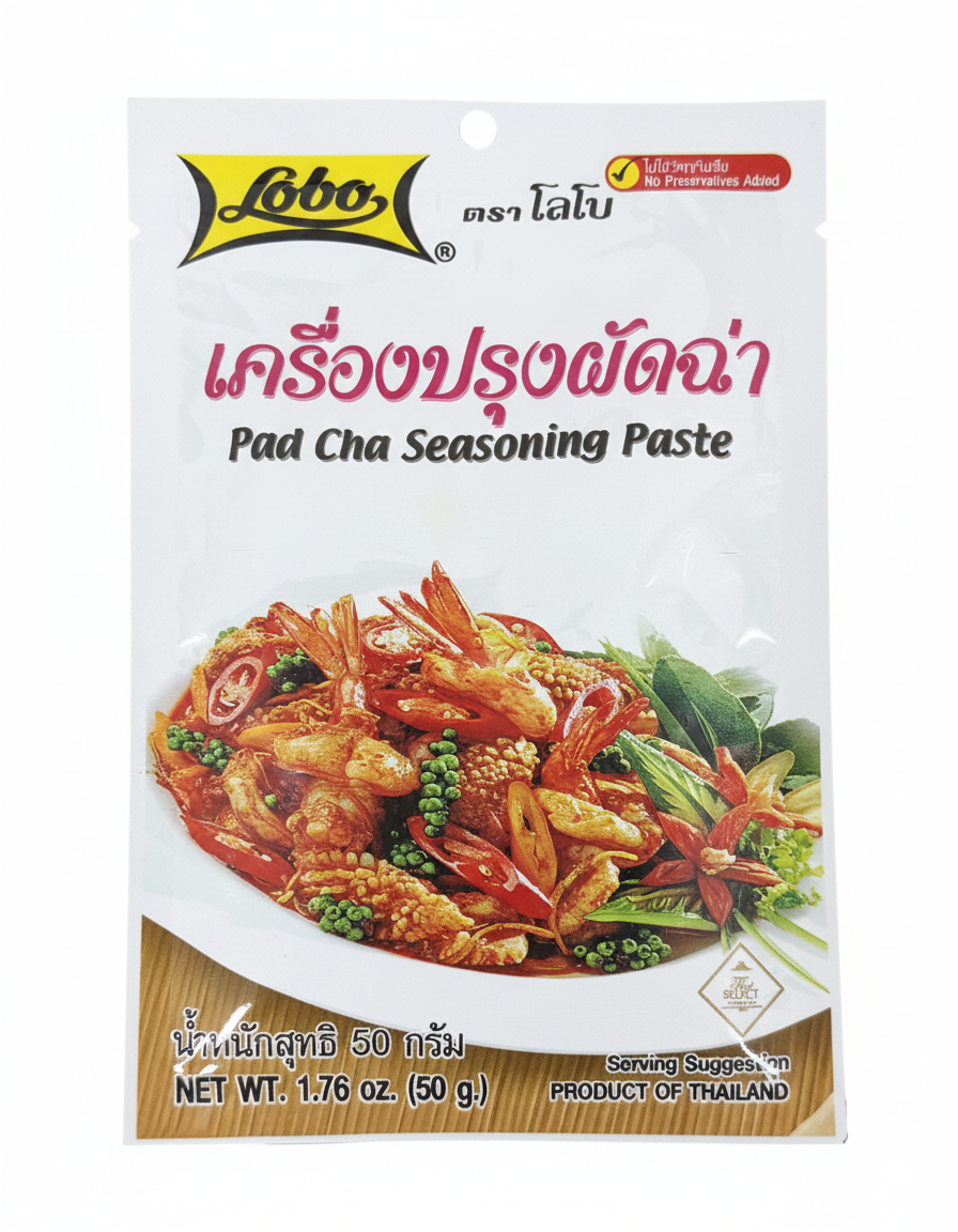 Lobo Pad Cha Seasoning Paste 50 g – Spicy Thai Seafood Stir‑Fry