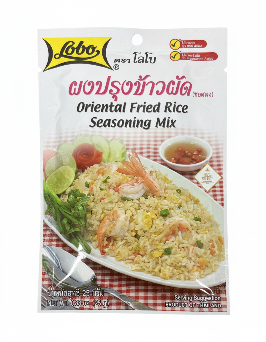 Lobo Oriental Fried Rice Seasoning Mix 25 g – No MSG