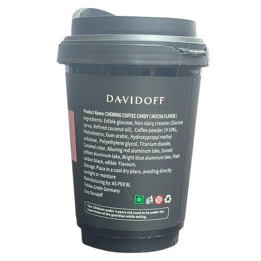 Davidoff Mocha Flavor Chewing Coffee Candy 50g | Imported from Germany | Real Coffee Powder
