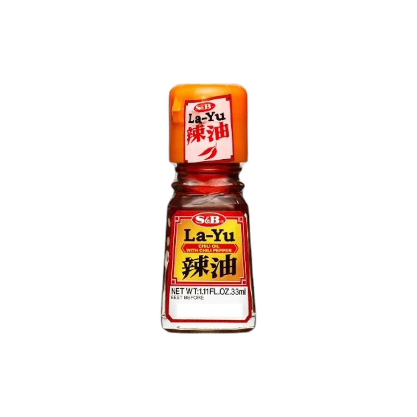 S&B La-Yu (Chili Oil) with Chili Pepper 33ml (31g)