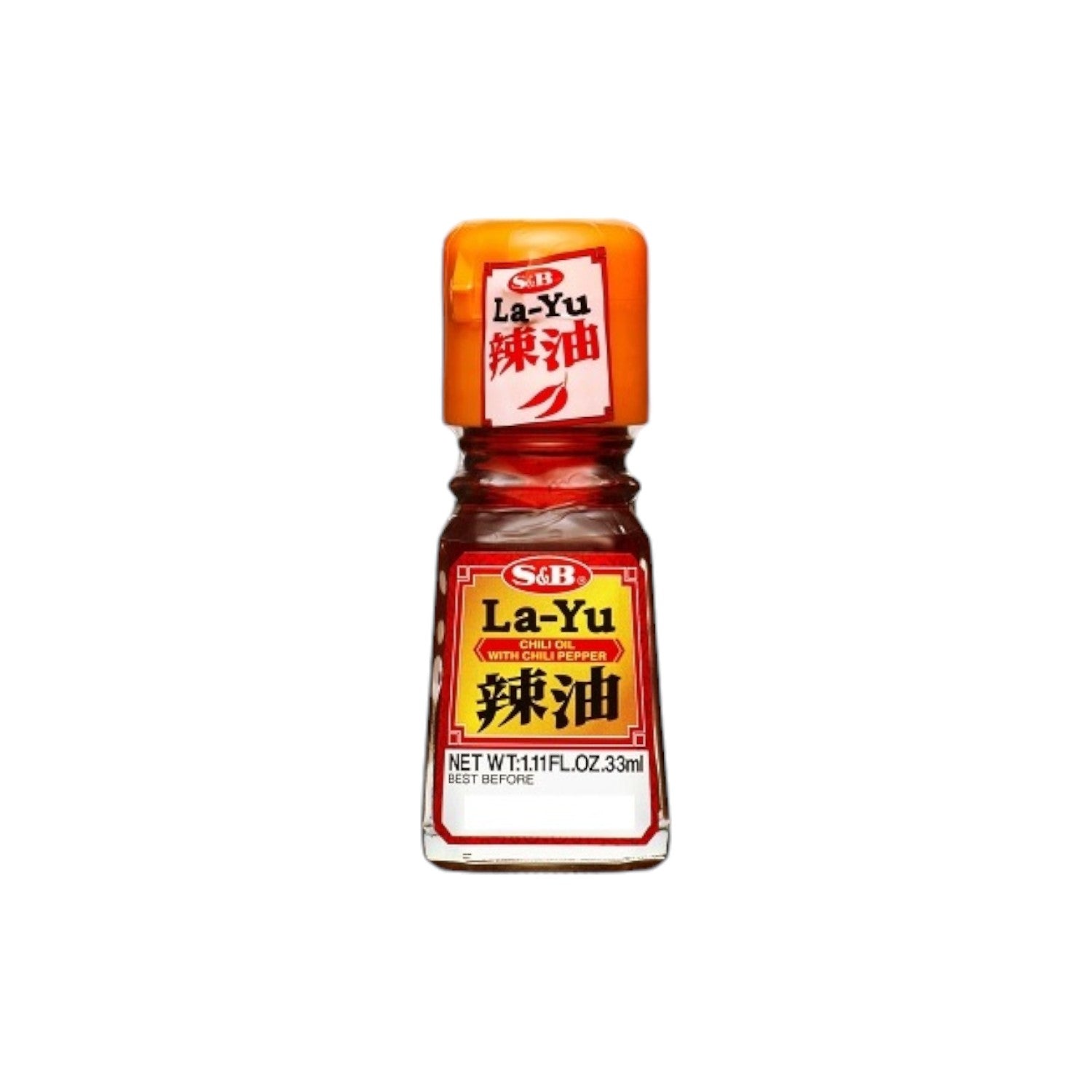 S&B La-Yu (Chili Oil) with Chili Pepper 33ml (31g)