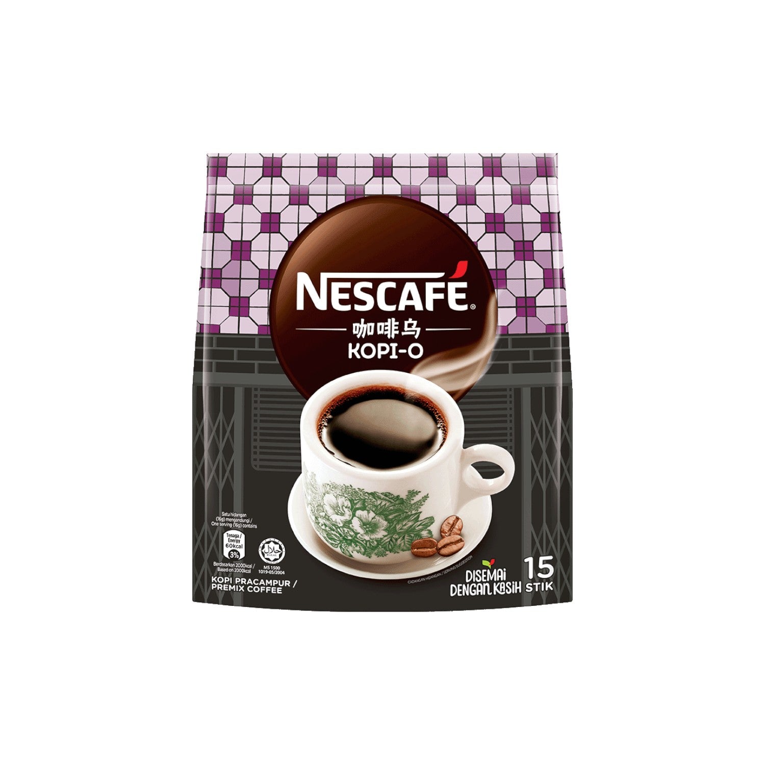 NESCAFE Kopi-O Instant Coffee 15 sticks
