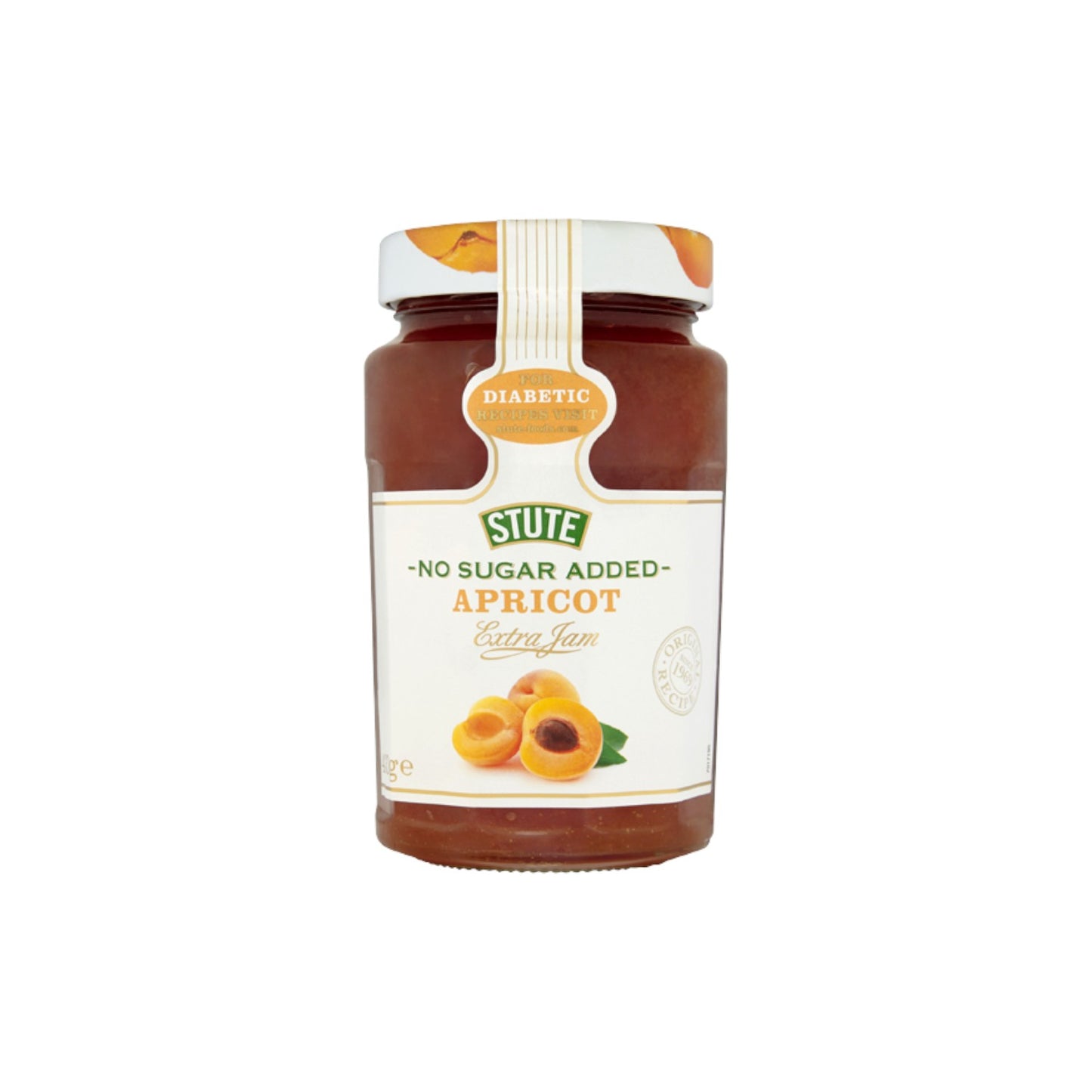STUTE No Sugar Added Apricot Jam 430g