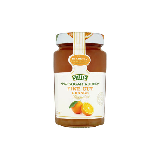 STUTE No Sugar Added Fine Cut Orange Marmalade 430g