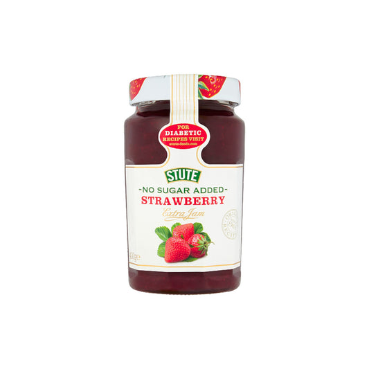 STUTE No Sugar Added Strawberry Jam 430g