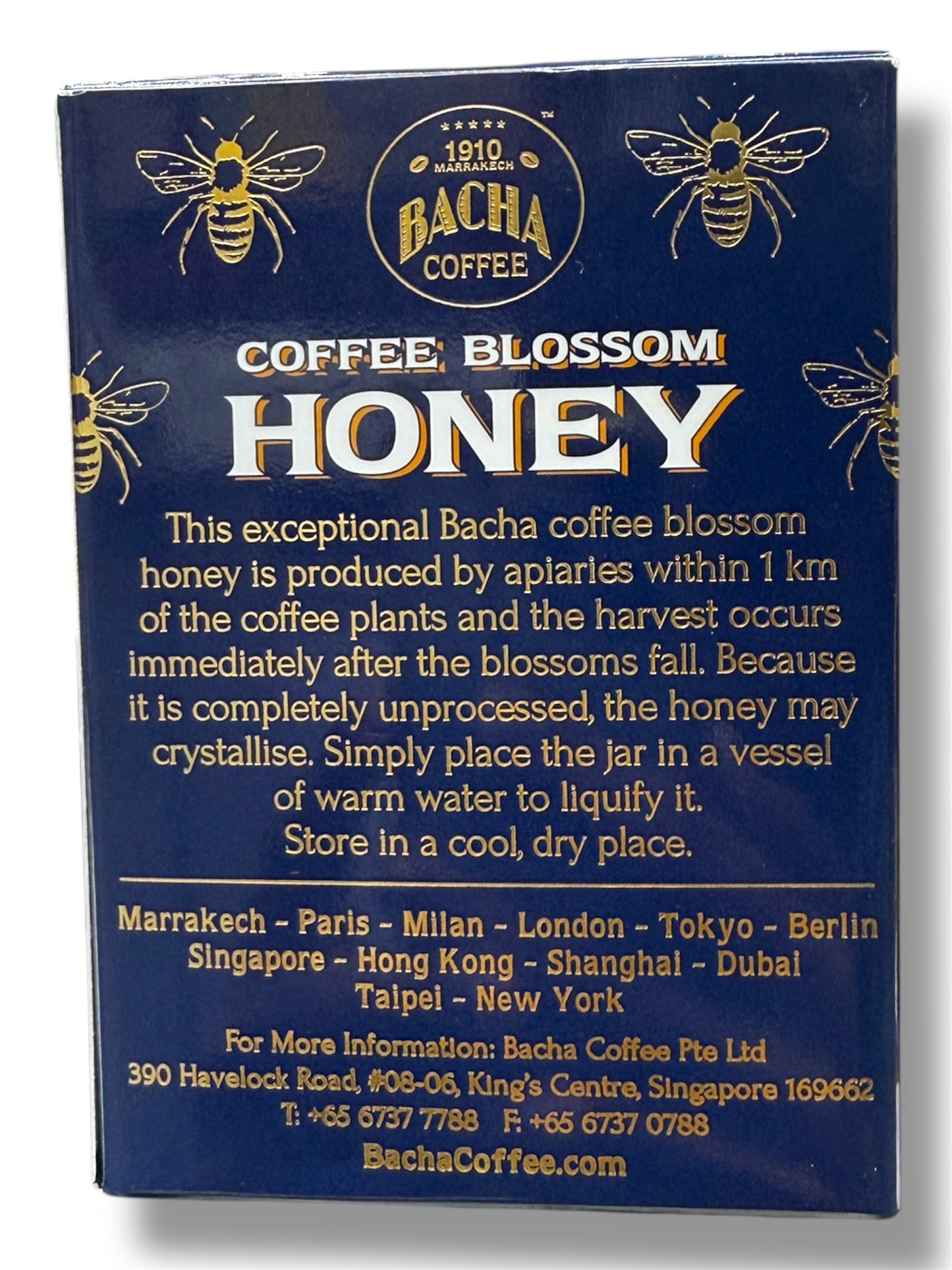 Bacha Coffee Blossom Honey – 100% Natural, Unprocessed Honey from Guatemala – Floral, Fruity, and Spiced Notes – 13oz (360g)