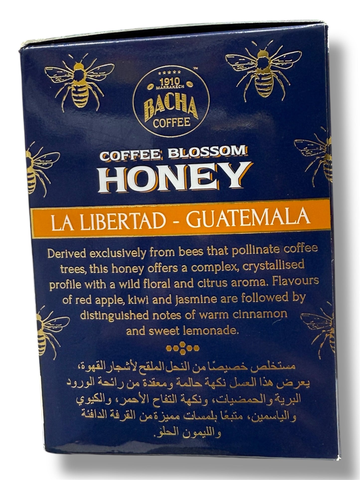 Bacha Coffee Blossom Honey – 100% Natural, Unprocessed Honey from Guatemala – Floral, Fruity, and Spiced Notes – 13oz (360g)