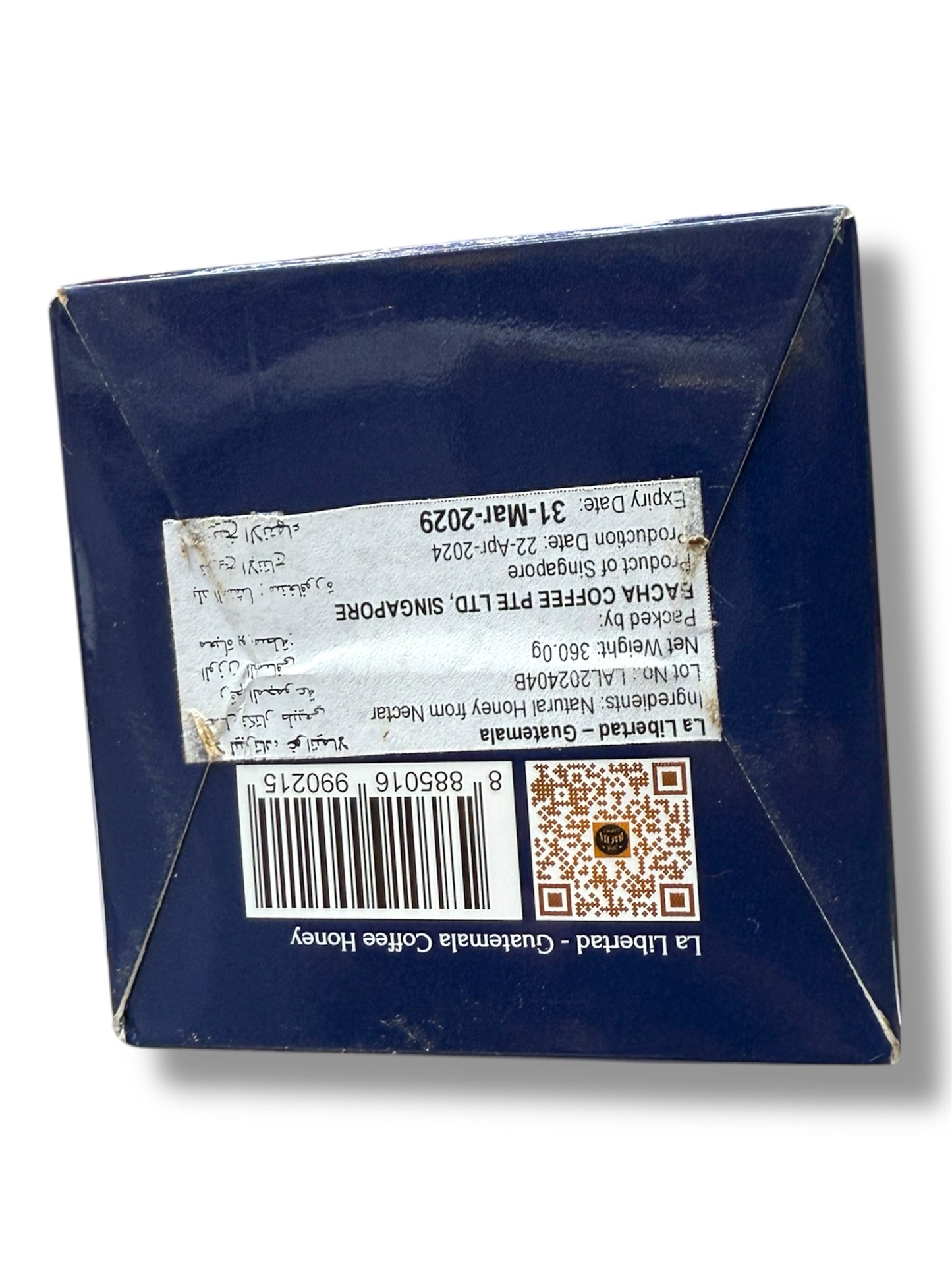 Bacha Coffee Blossom Honey – 100% Natural, Unprocessed Honey from Guatemala – Floral, Fruity, and Spiced Notes – 13oz (360g)