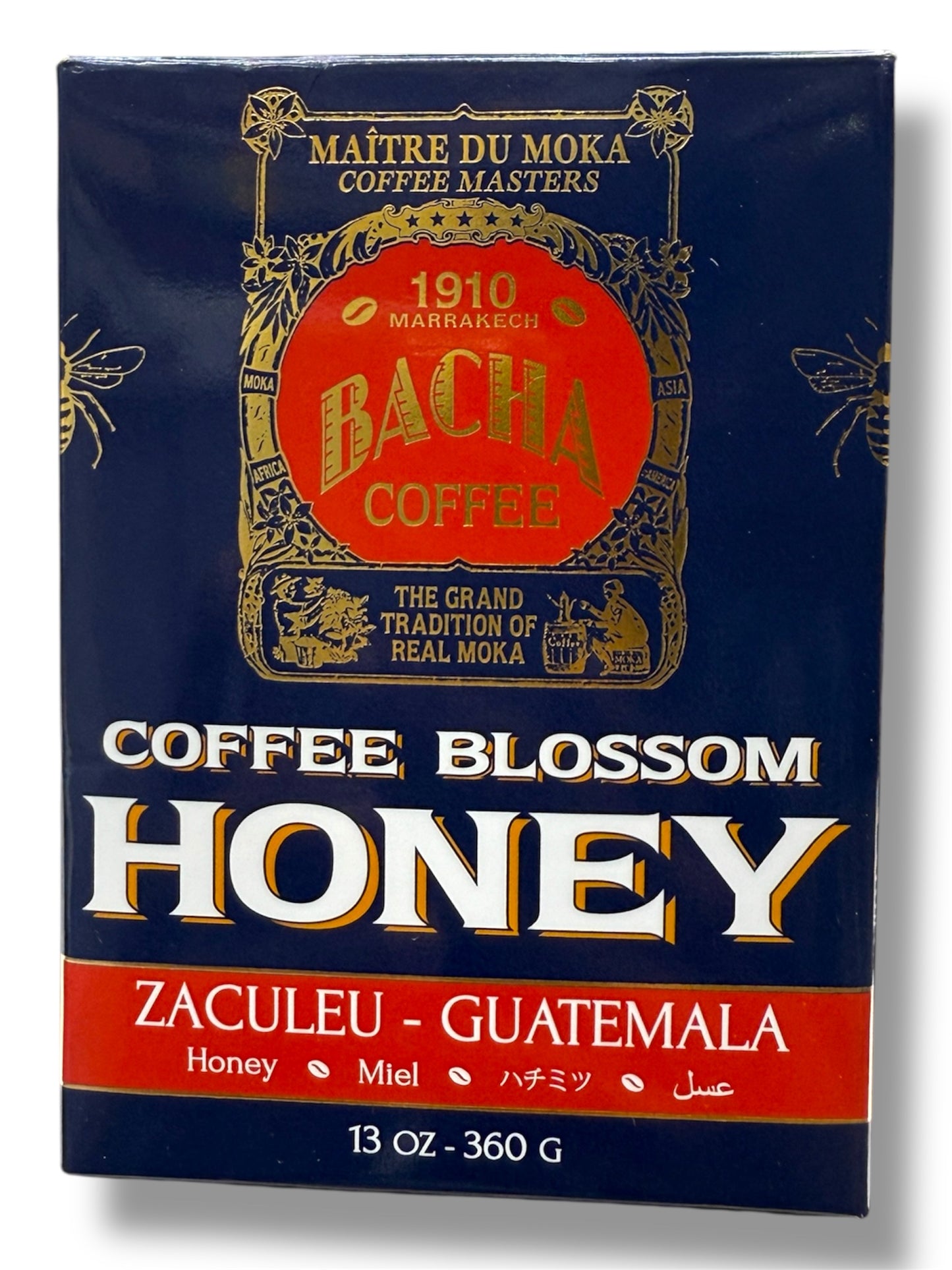 Bacha Coffee Blossom Honey – Zaculeu, Guatemala | Raw, Natural & Unprocessed Honey with Tropical Fruit & Peach Notes 360g