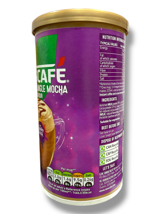 Nescafé Green Triangle Mocha Flavour Coffee – Inspired by Quality Street, Rich Chocolate & Smooth Hazelnut Blend, 260g