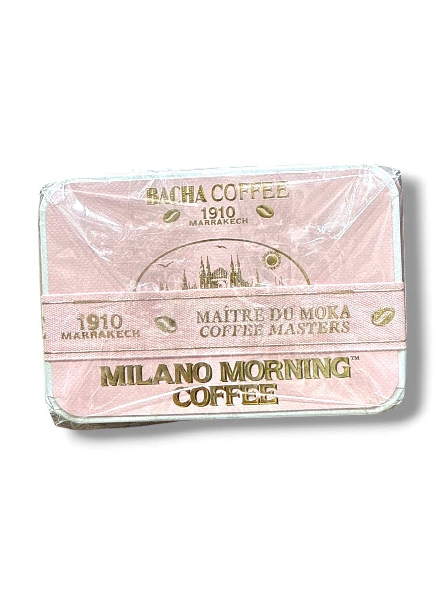 Bacha Coffee Milano Morning Nomad Collection – Chocolate & Brioche Flavoured Arabica Ground Coffee, 250g | Luxury Gourmet Coffee