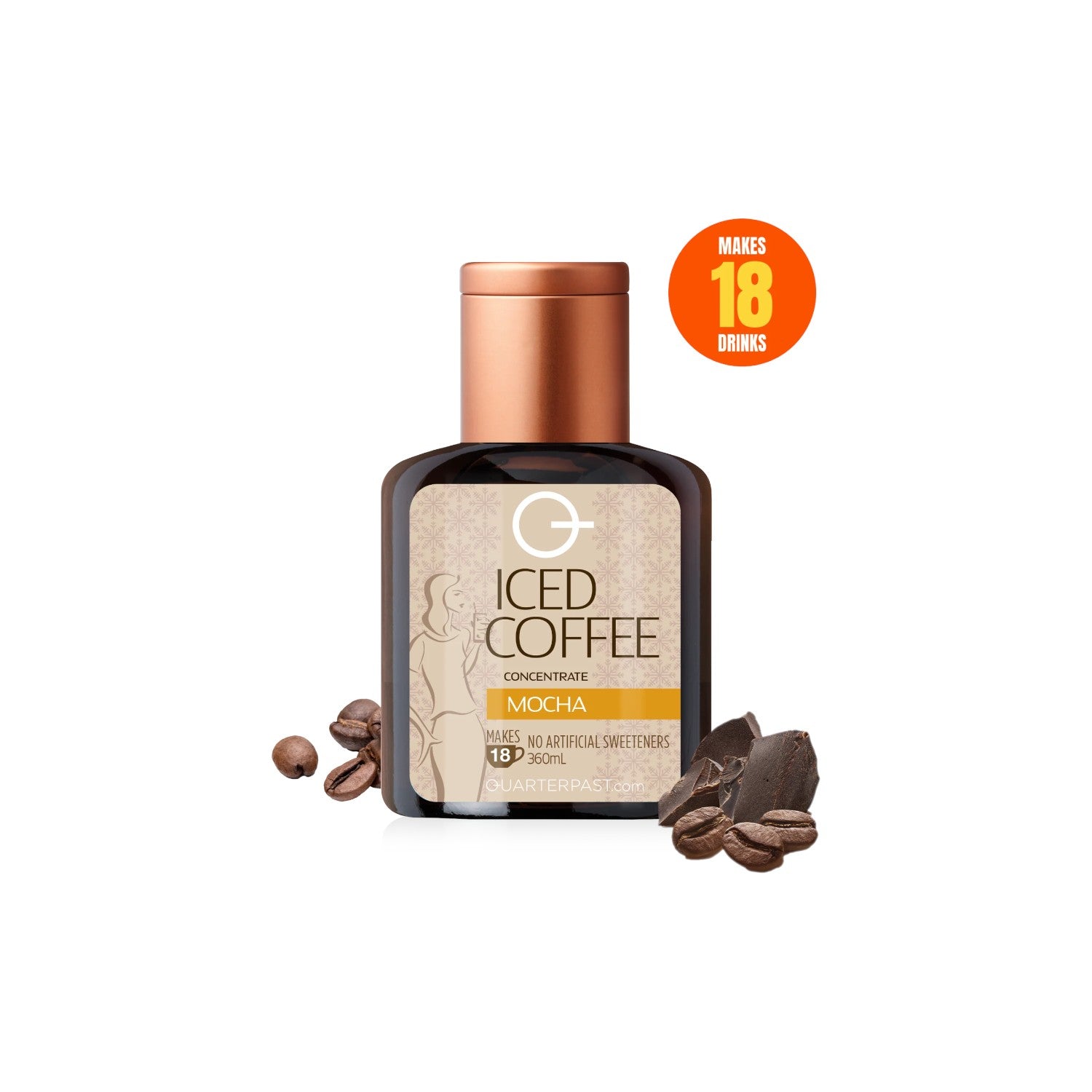 QUARTERPAST Mocha Iced Coffee Concentrate 360ml