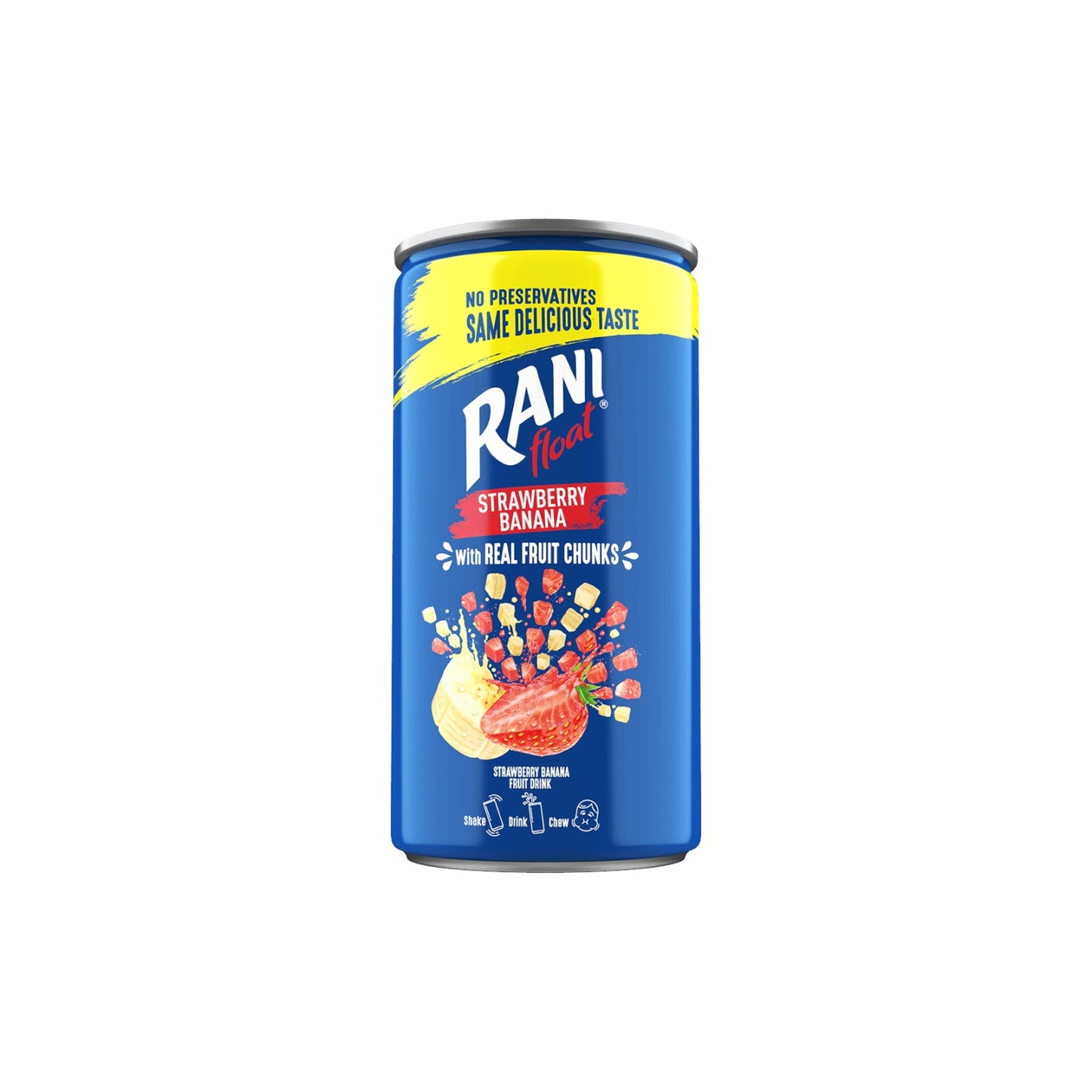 RANI Float Strawberry & Banana Fruit Juice (With Real Fruit Chunks)