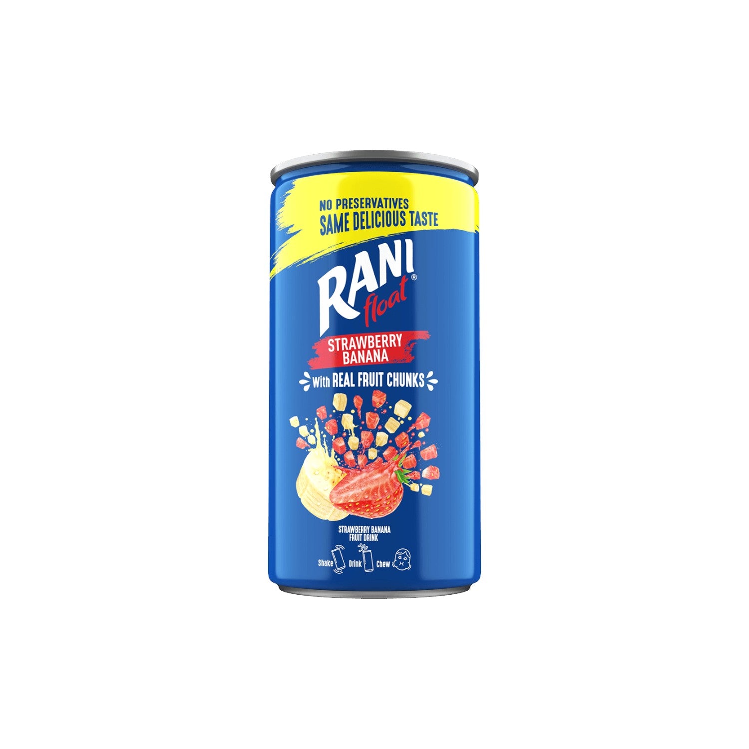 RANI Float Strawberry & Banana Fruit Juice (With Real Fruit Chunks)