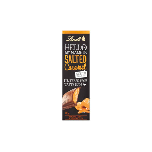 Lindt HELLO Salted Caramel Bar 100g