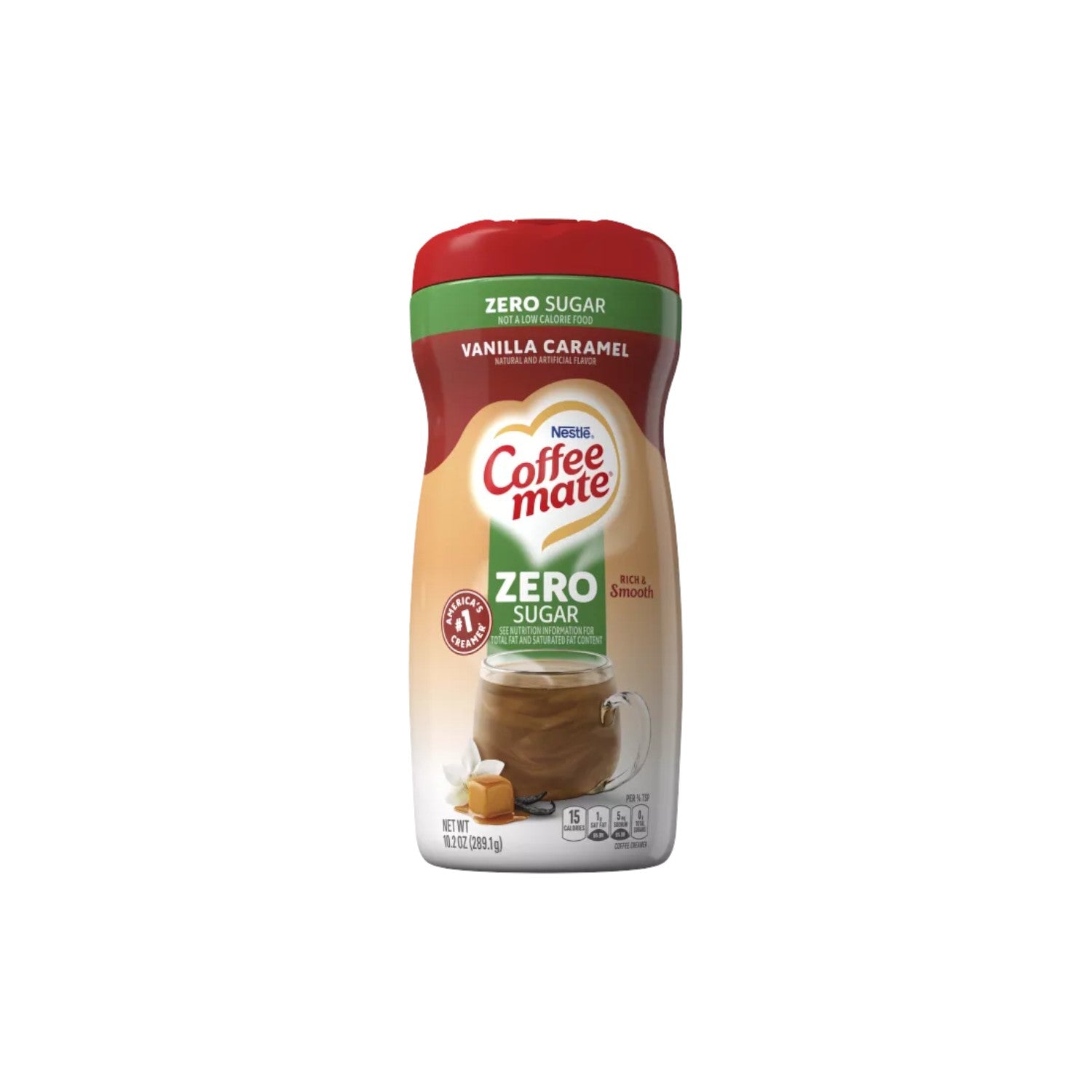 Nestle Coffee Mate Vanilla Caramel Powder Coffee Creamer (zero sugar) 289.1g