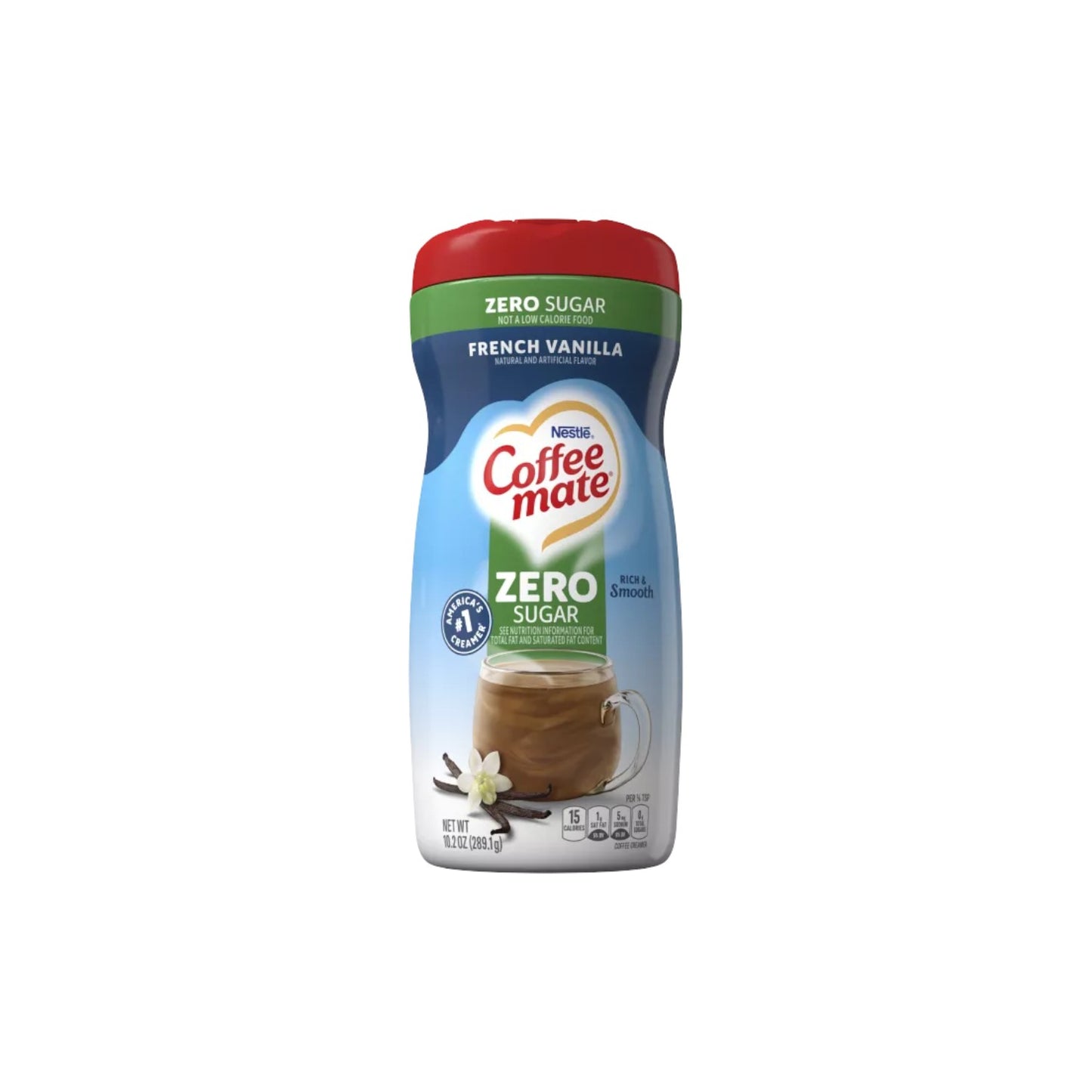 Nestle Coffee Mate French Vanilla Powder Coffee Creamer (zero sugar) 289.1g