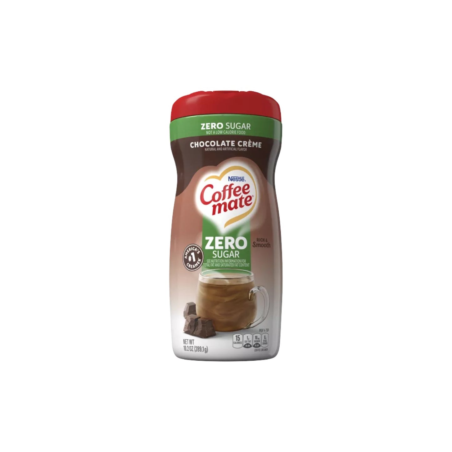 Nestle Coffee Mate Chocolate Creme Powder Coffee Creamer (zero sugar) 289.1g