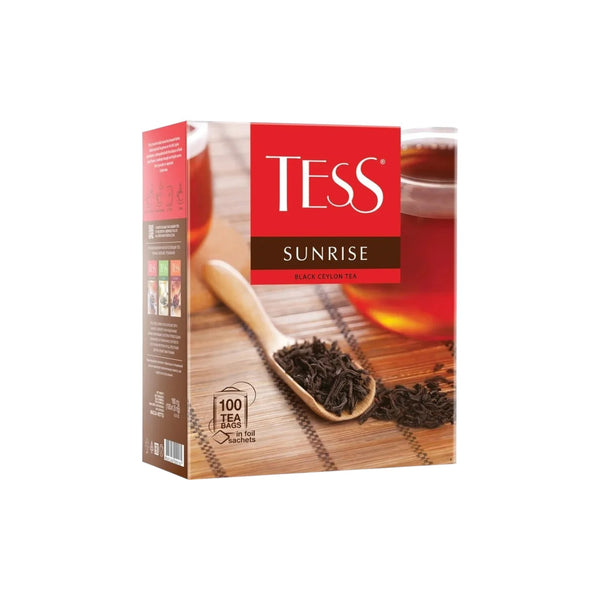Tess Sunrise Black Ceylon Tea (100 tea bags) 180g – Chefsneed