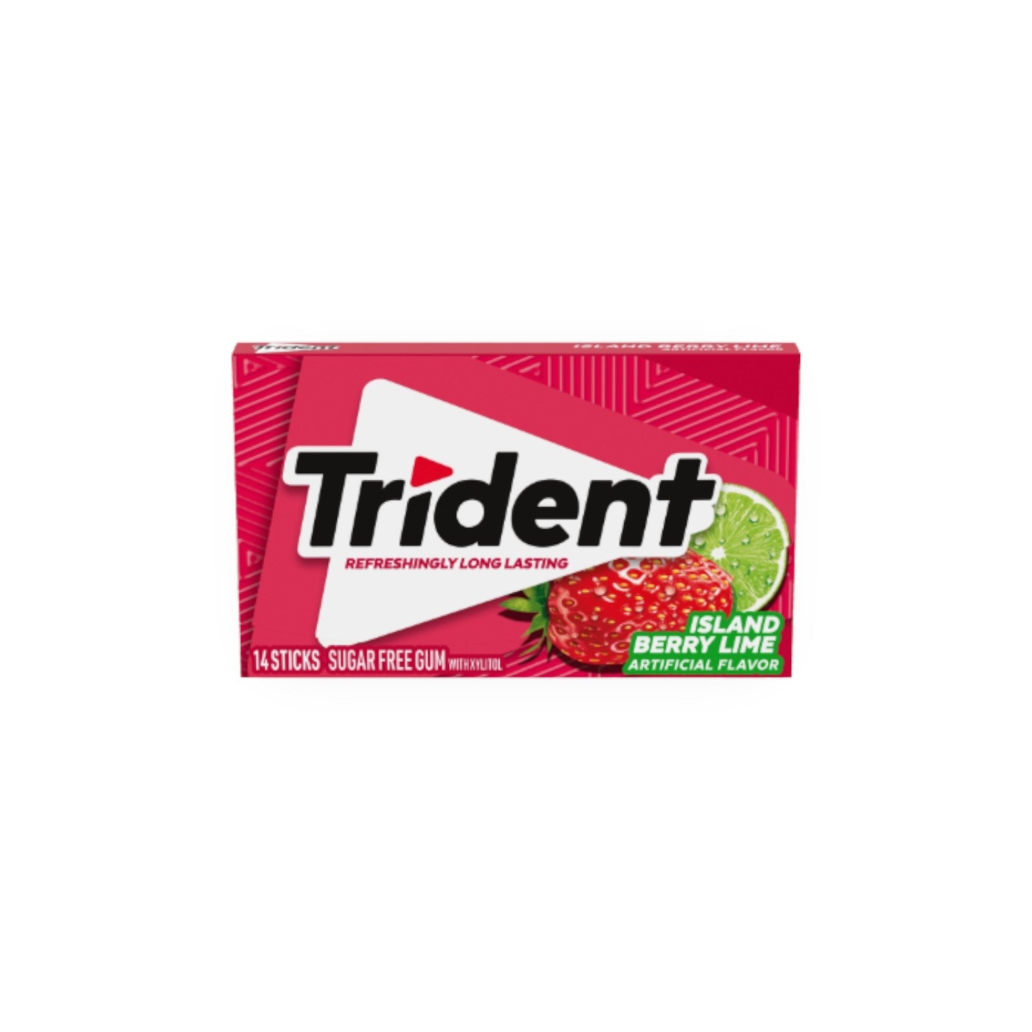 Trident Island Berry Lime Sugarfree Chewing Gum (14 Pieces)