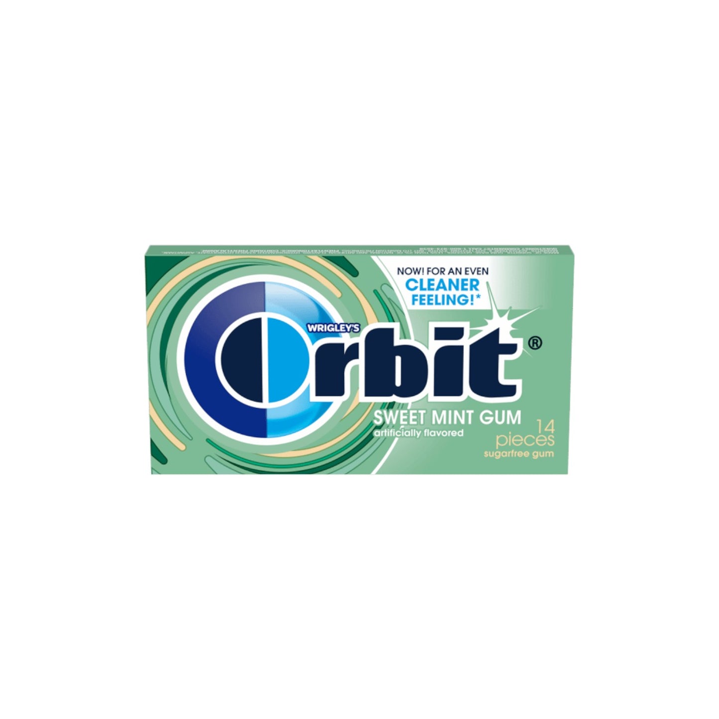 ORBIT Sweet Mint Sugarfree Chewing Gum (14 Pieces)