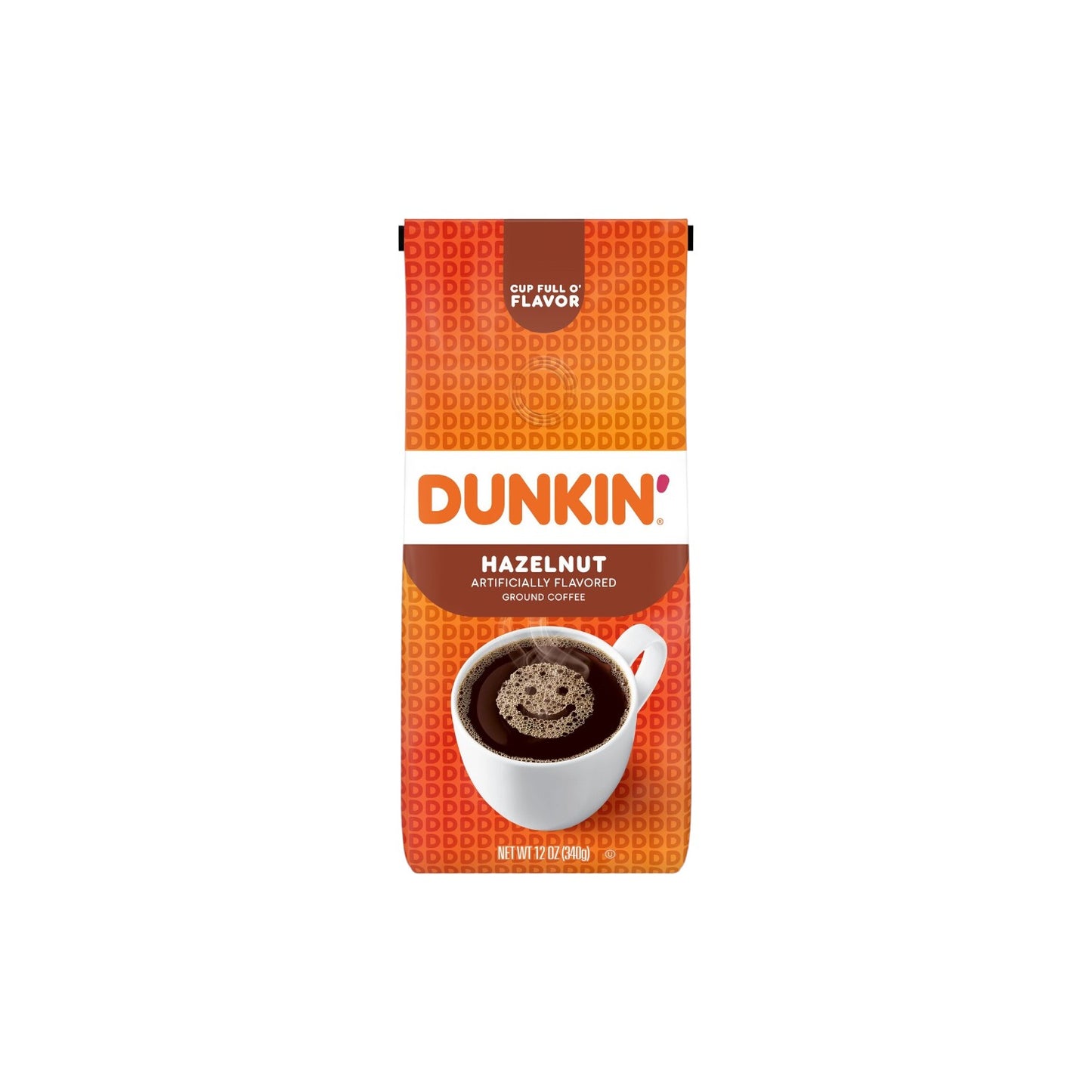 DUNKIN' Hazelnut Artificially Flavored Coffee 340g (Ground Coffee)