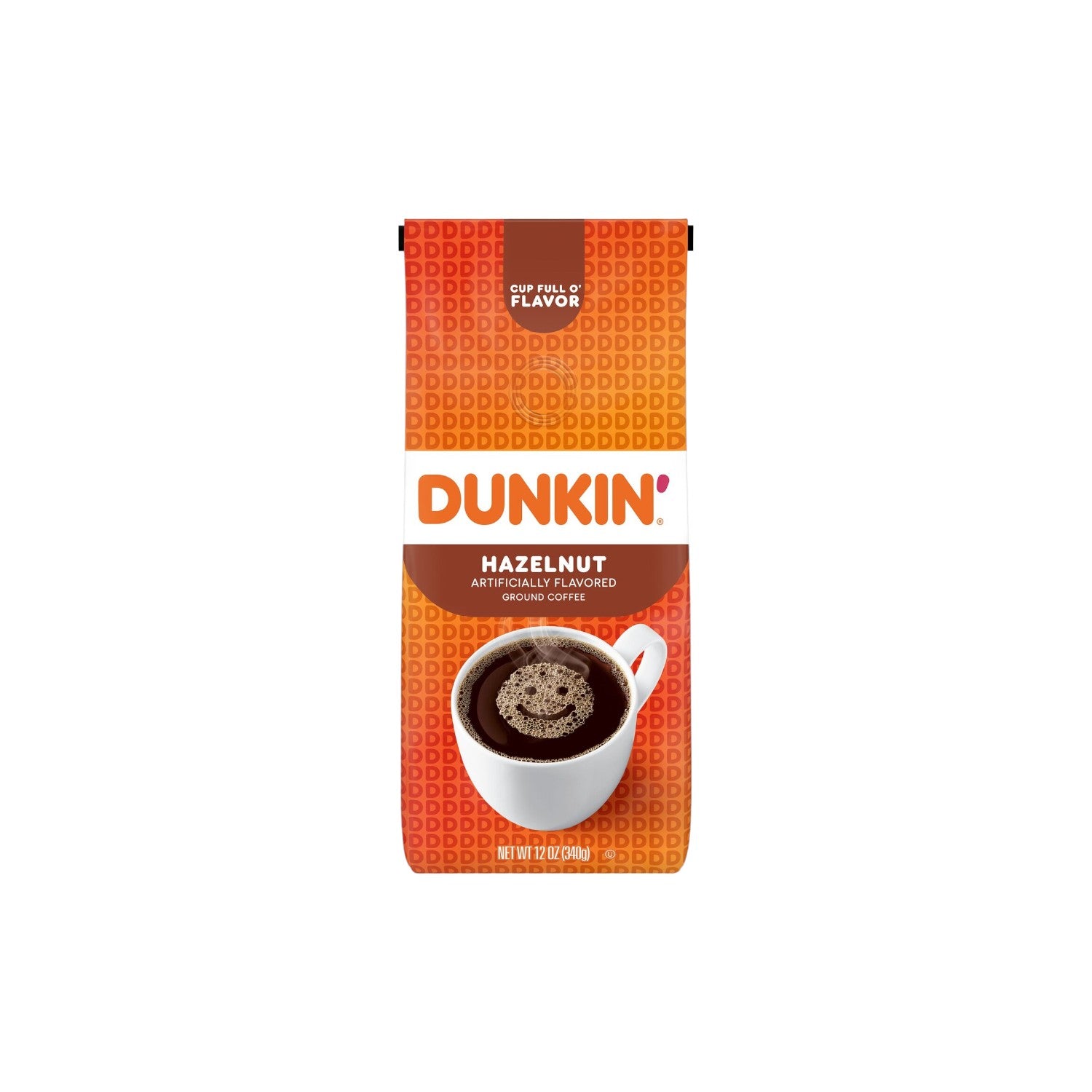 DUNKIN' Hazelnut Artificially Flavored Coffee 340g (Ground Coffee)