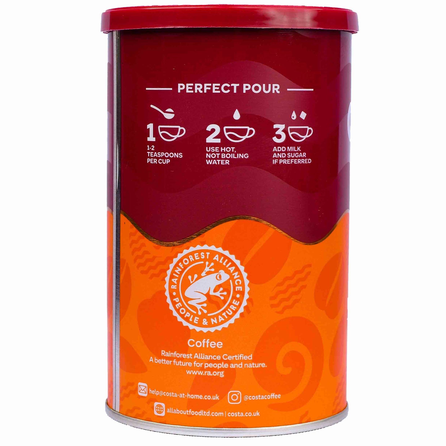 Costa Smooth Medium Roast Instant Coffee 100g