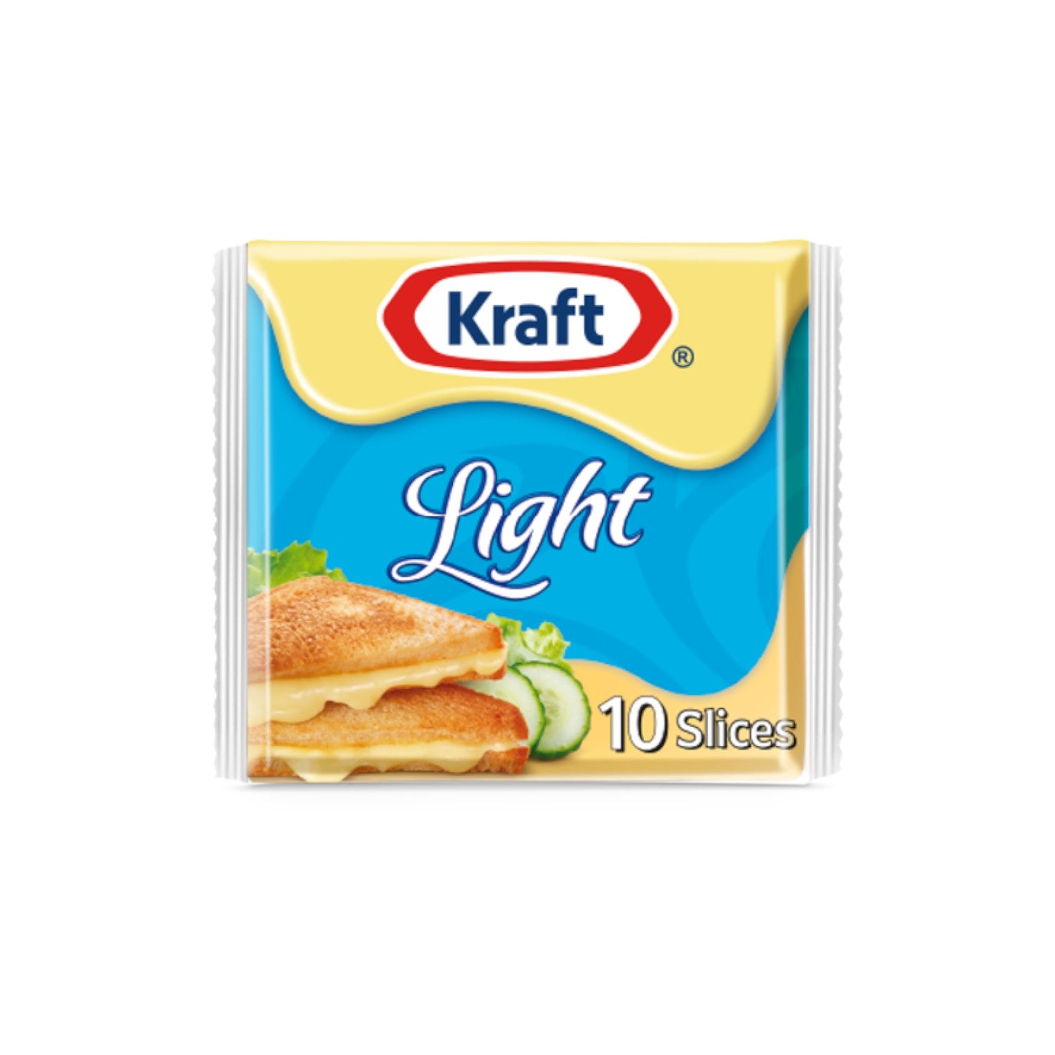 Kraft Light Cheddar Cheese Slices 200g (10 slices)