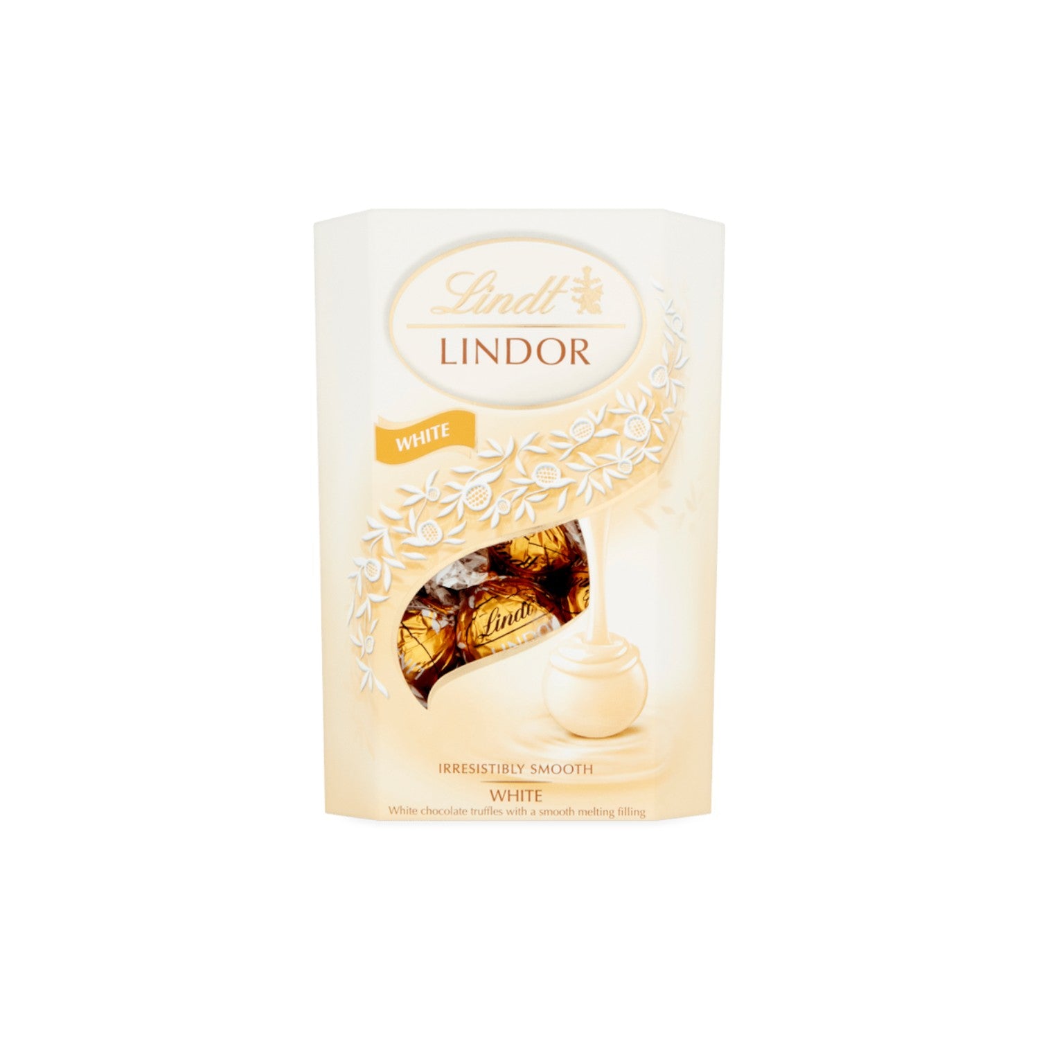 Lindt Lindor White Chocolate Truffles Box 200g