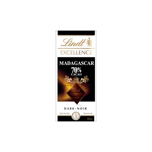Lindt Excellence MADAGASCAR 70% Cocoa Chocolate Bar 100g