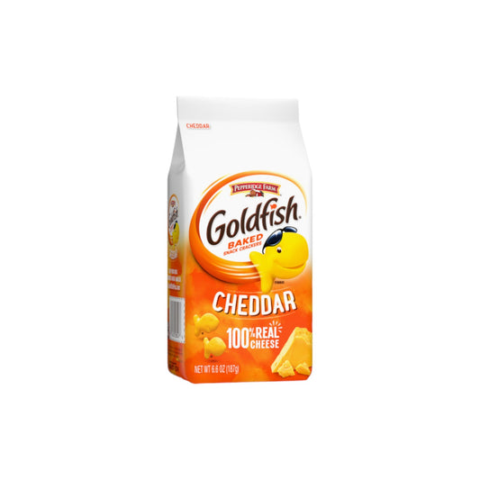 Goldfish Cheddar Flavored Baked Snack Crackers 187g