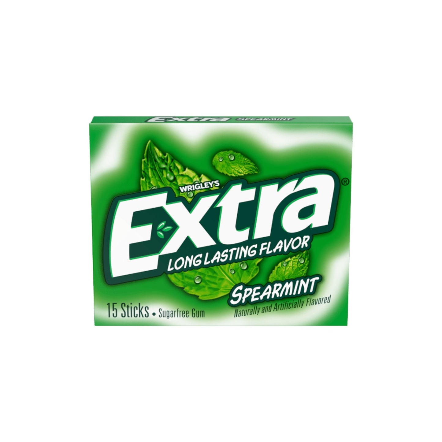 EXTRA Spearmint Sugar Free Chewing Gum (15 sticks)