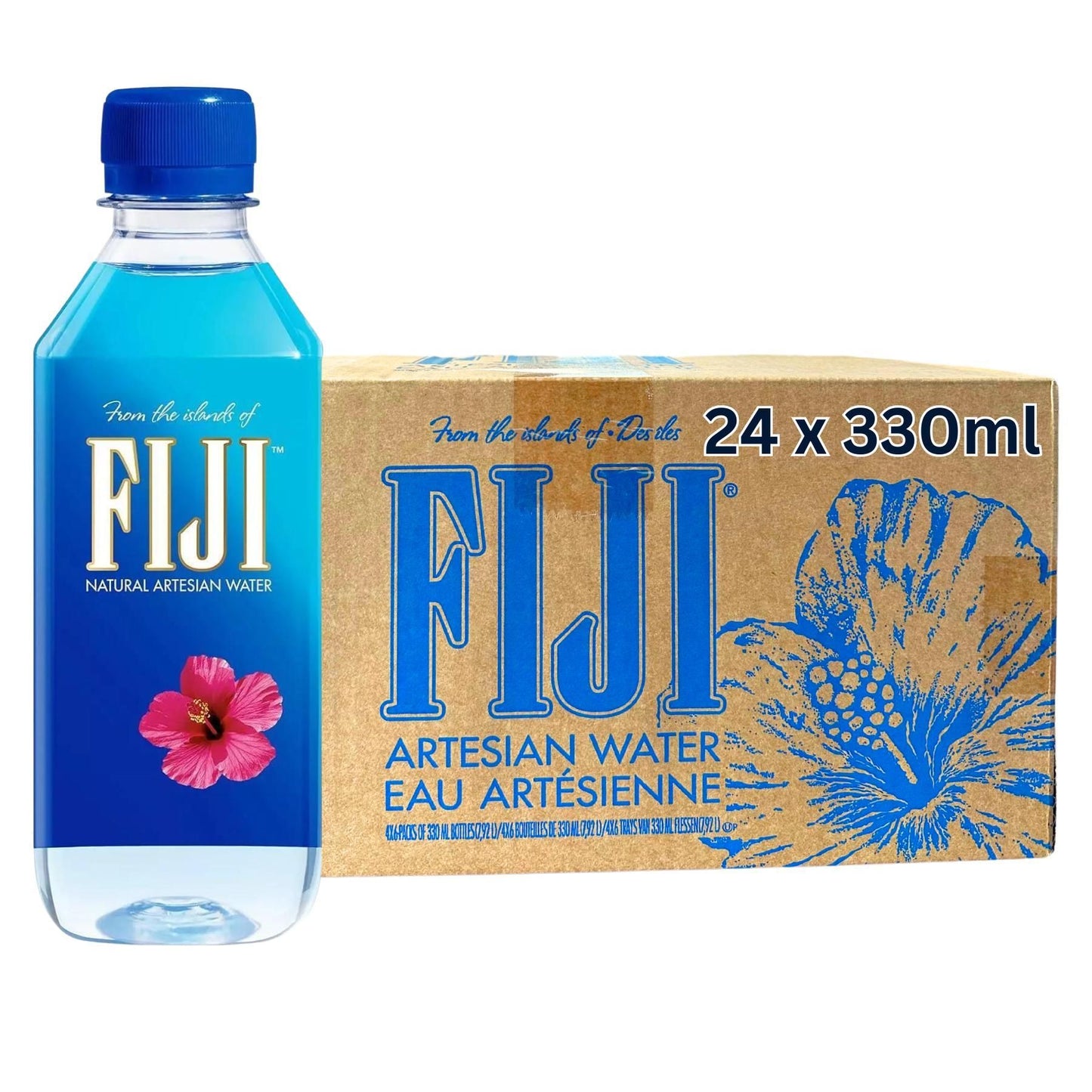 FIJI Natural Artesian Water 330ml – Premium Bottled Mineral Water